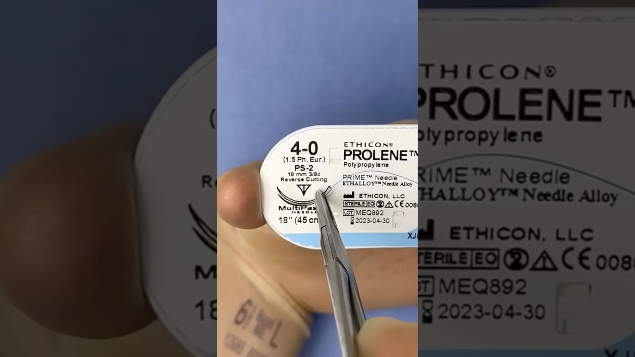 Cómo leer los paquetes de suturas quirúrgicas 🧐 #buenosaber #sutura #vidadecirujano #medicina
