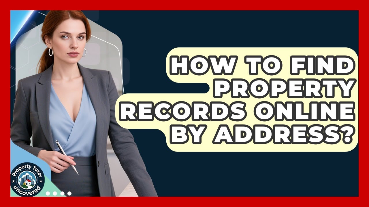 How To Find Property Records Online By Address? - Property Taxes Uncovered