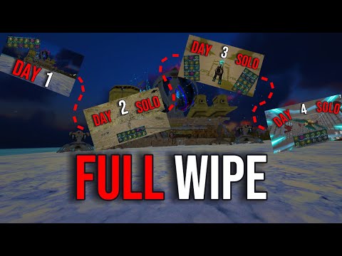 HOW a SOLO SURVIVES 100 DAYS on a PVP Server - INX SOLO - ARK: Survival Evolved