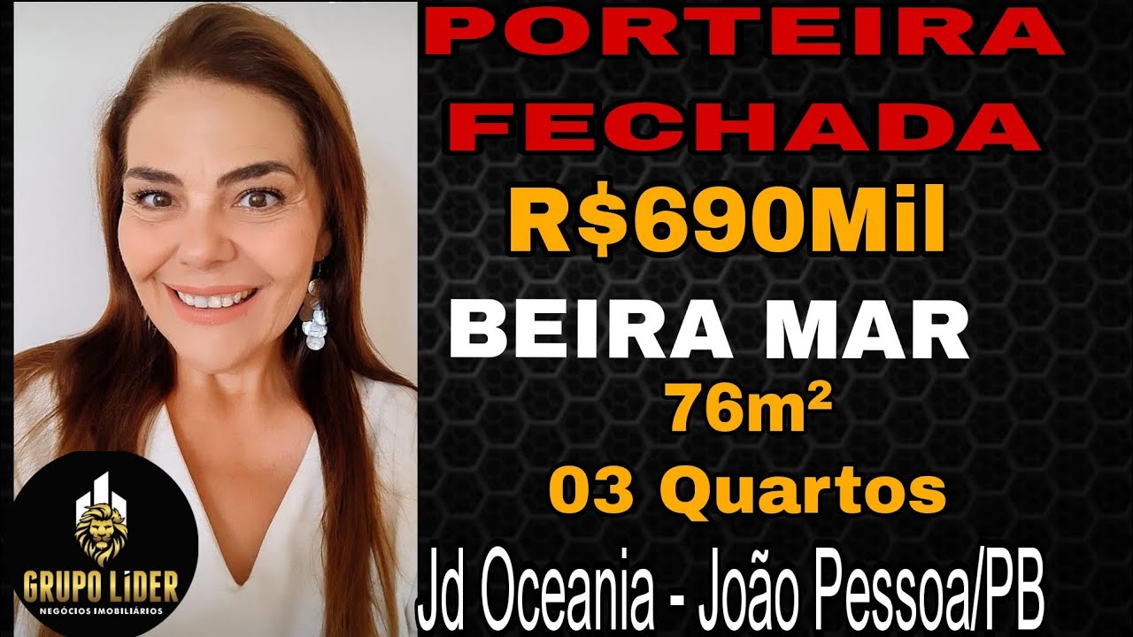 Vendo Apartamento beira mar com três quartos