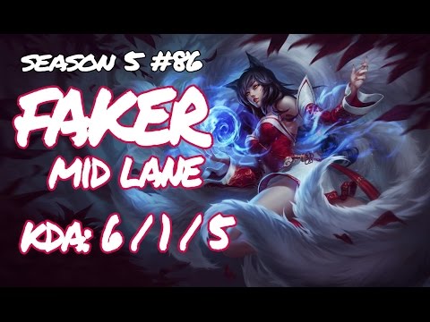 SKT T1 Faker   Ahri vs Ezreal   Scout,  LOLpro  [Highlights]
