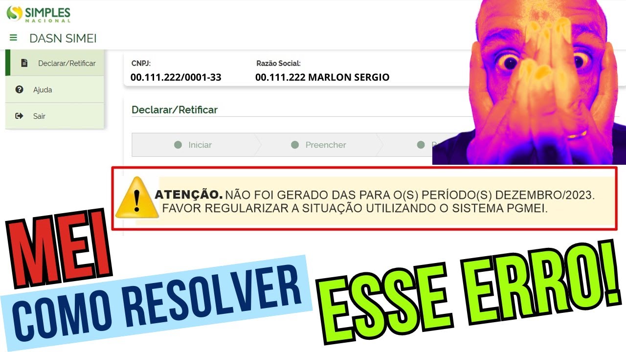 Como Resolver Sem Precisar Pagar o Boleto DAS | Erro: "Não foi gerado DAS para o(s) período(s)"