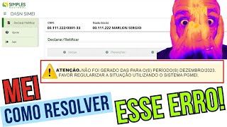 Como Resolver Sem Precisar Pagar o Boleto DAS | Erro: "Não foi gerado DAS para o(s) período(s)"
