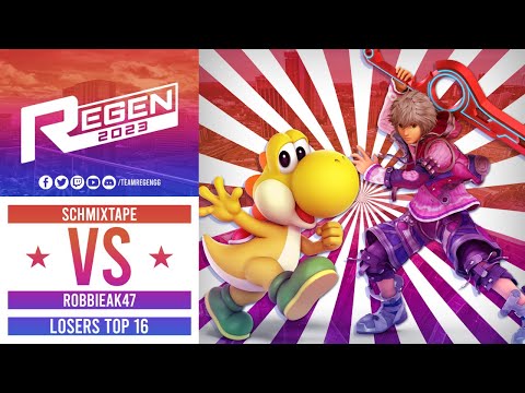 Regen 2023: Losers Top 16 - Schmixtape (Wolf,Yoshi) Vs RobbieAK47 (Shulk)