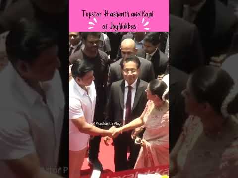 Actor Prashanth - Kajol graced the JoyAlukkas inauguration in Chennai.