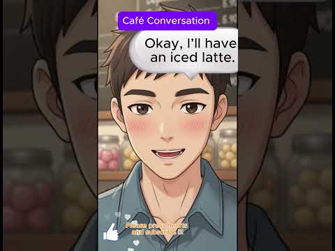 Cafe English Conversation ☕ | 10 sentences essential for ordering
