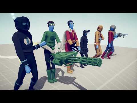 MARVEL Team vs DC Team - Totally Accurate Battle Simulator TABS