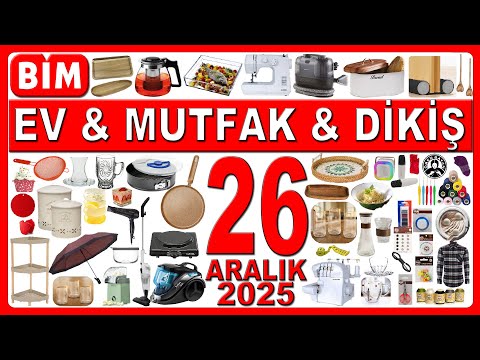 BİM DİKİŞ VE MUTFAK ÜRÜNLERİ BU CUMA | TEFAL ELEKTRİKLİ SÜPÜRGE BİM AKTÜEL ÇEYİZLİK | BİM 26 ARALIK
