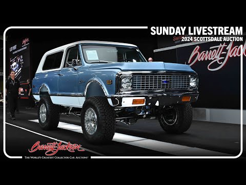 2024 SCOTTSDALE SUNDAY LIVESTREAM - Sunday, January 28 - BARRETT-JACKSON 2024 AUCTION