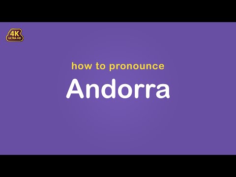 how to pronounce Andorra 【FIFA】