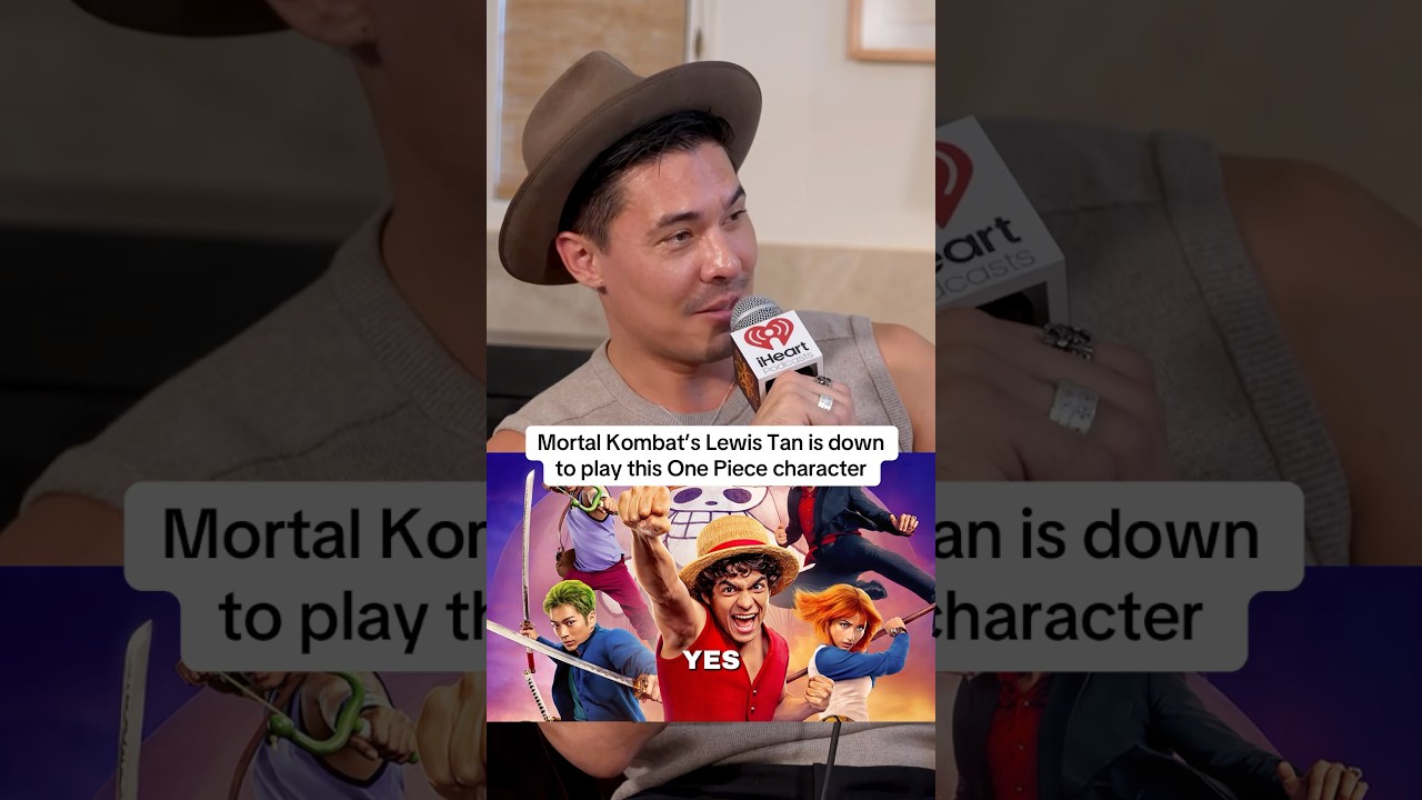 Lewis Tan says YES to playing THIS character in One Piece! #onepiece #strawhatgoofy