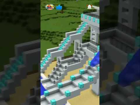 Insane Water Slide Thrills in Minecraft Shorts!