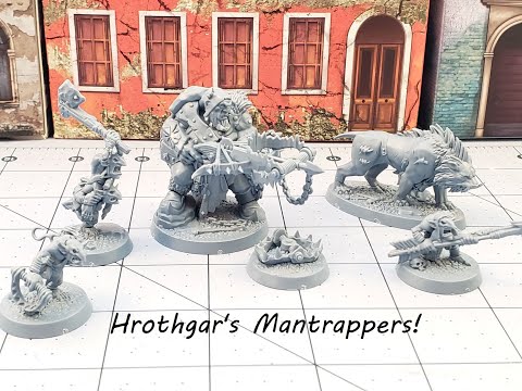 Warhammer Underworlds: Hrothgorn's Mantrappers unboxed and built!