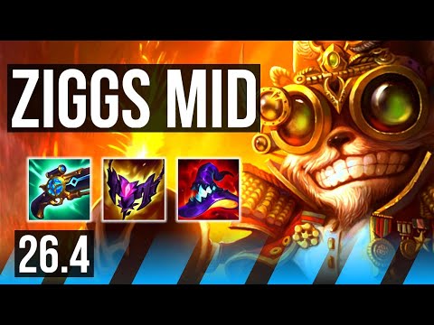 ZIGGS vs VEIGAR (MID) | EUW Master | 26.4