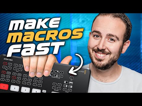 How To Make Macros - ATEM Mini Extreme Quick Tips