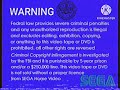 SEGA Home Video FBI Warning Screen