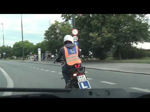 Prawo jazdy kat. A, A1, A2, AM. Obszar egzaminacyjny - jazda w ruchu miejskim.