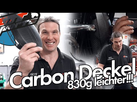 Lichtmaschinenabdeckung aus Carbon für den BMW Motorrad 2-Ventil Boxer R 45 - R 100