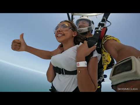 Sky diving in Dubai 2023! #skydiving #dubai #skydivedubai #dxb #skydivedxb