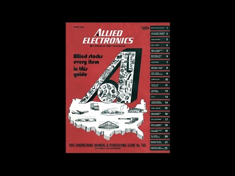 1975 Allied Electronics - Engineering Manual & Purchasing Guide Catalog #750