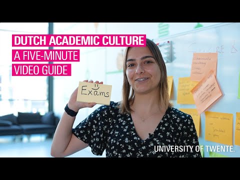 Academic culture at the University of Twente