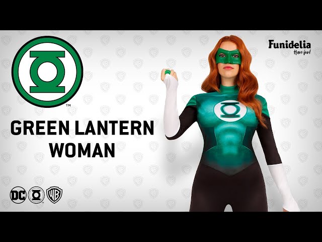 Vídeo relacionado con Funidelia | Disfraz de Linterna Verde para hombre Superhéroes, DC Comics, Green Lantern - Disfraz para adultos y divertidos accesorios para Fiestas, Carnaval y Halloween - Talla L - Verde