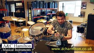 Video thumbnail for DW9000XF Extended Footboard Kick Pedal Un-boxing Review by A&C Hamilton Musical Instruments