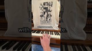 Swifties are so insane..#piano #pianolessons #learningpiano #pianomasterclass #writemusic #swifties