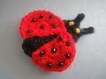 Аппликация Божья коровка Applique Ladybug Crochet 