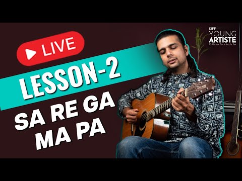 LIVE Lesson 2 : Playing Sa Re Ga Ma | Introduction to Musical Alphabet  🎸#guitar  #siffyoungartiste