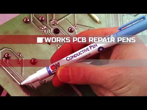 Conductive Pens for Easy PCB Trace Repair