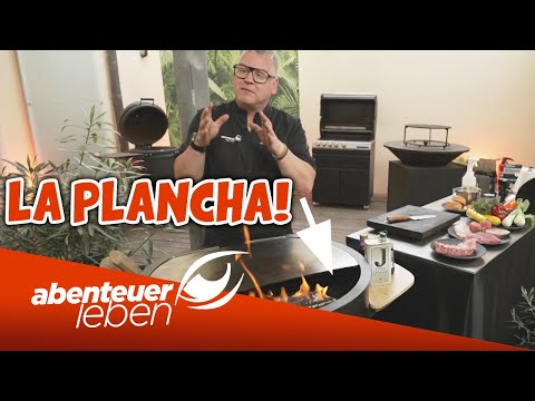 Grilling trend Plancha 🔥 Grilling on an iron griddle! More than just a hot iron? | Abenteuer Leben