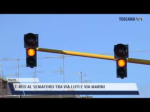 2022-01-13 PRATO - T-RED AL SEMAFORO TRA VIA LUTI E VIA MARINI