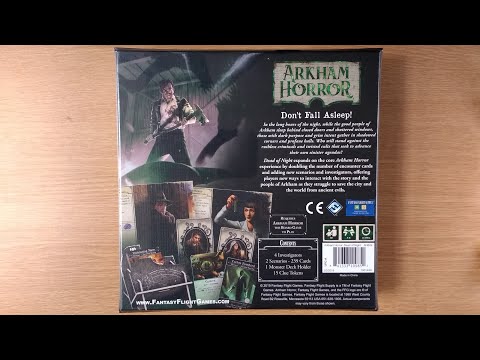 Dead of Night expansion for the Arkham Horror 3rd Edition Boardgame explained in 60ish seconds