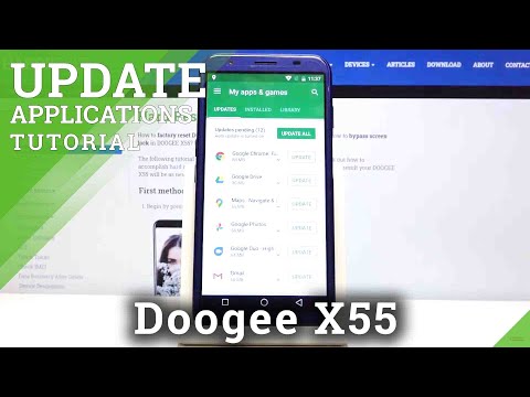 How to Update Apps in DOOGEE X55 – Download Latest Apps Versions