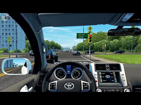 City Car Driving Simulator 3D - Toyota Land Cruiser Prado - PC GamePlay