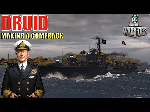 Druid Comeback Masterclass! | The Two-Gun Monster That Refuses to Die World of Warships