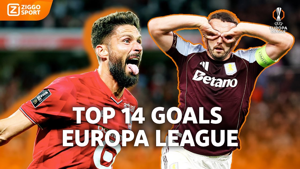 DE 14 MOOISTE GOALS VAN SPEELRONDE 1 😍 | TOP 14 - EUROPA LEAGUE