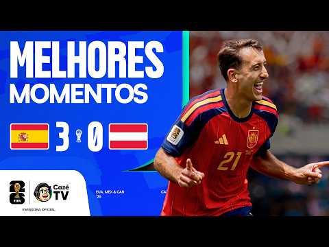 Melhores momentos de Espanha x Austria