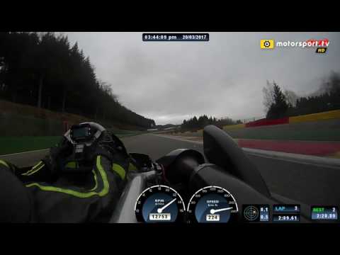 Superkart 250 Spa-Francorchamps en caméra embarquée