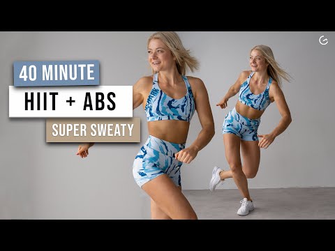 40 MIN HIIT + ABS BURN Workout - Burn Calories and Have Fun, No Repeat, No Equipment