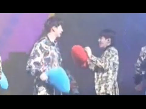 [Fancam] 140718 EXO Chanyeol & Baekhyun Moments at The Lost Planet in Shanghai