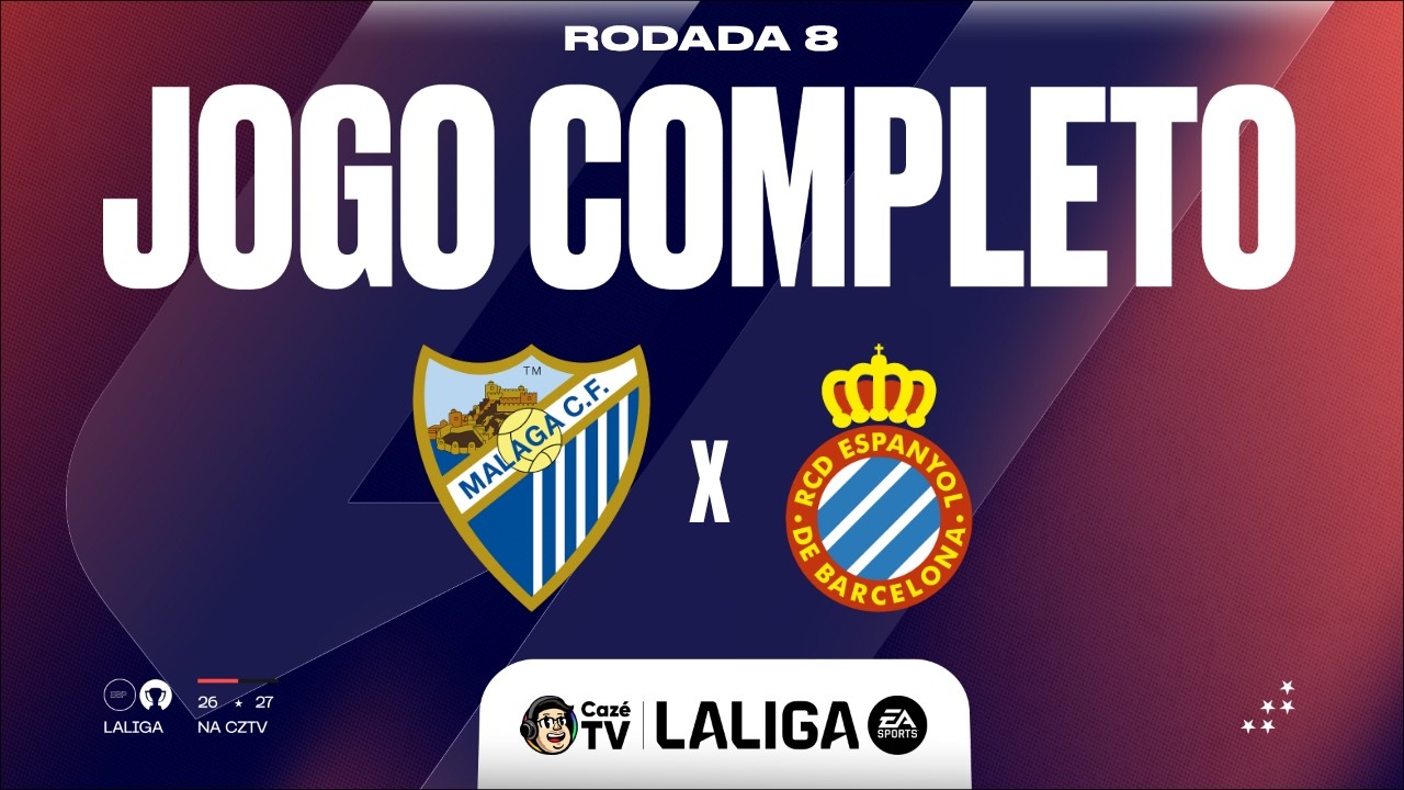 JOGO COMPLETO: MÁLAGA X ESPANYOL | LALIGA 26/27 | 8ª RODADA