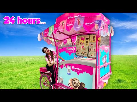 Eating Only Ice Cream for 24 HOURS!🍦