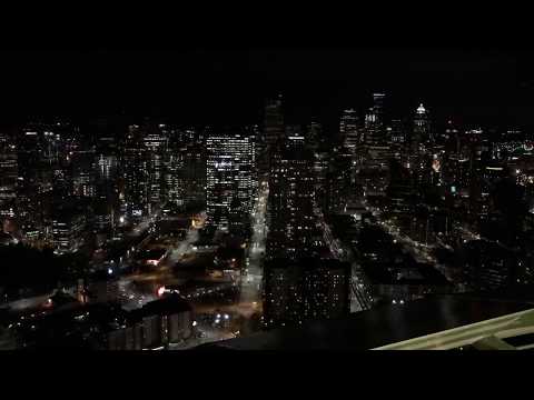 Seattle Space Needle Night View