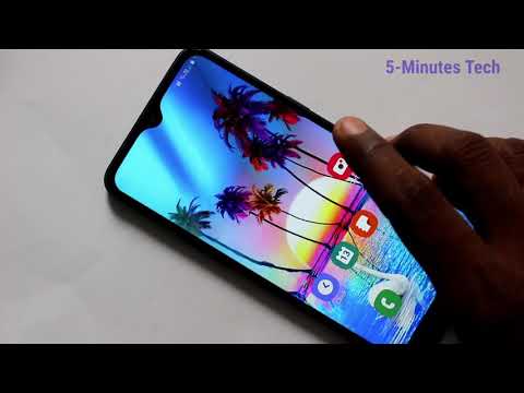 How to set face unlock in Samsung Galaxy A10s