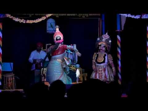 ಪಂಜರ ಪಕ್ಷಿ - ಹಾಲಾಡಿ ಮೇಳ- ಜೀವ ವೀಣೆ ಮಿಡಿಯುತಿಹುದು. ಗಣೇಶ ಬಿಲ್ಲಾಡಿ