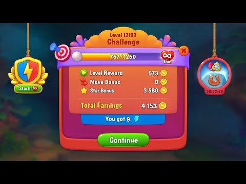 @Fishdom Level 12191 - Special Level 12192 Challenge