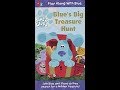 Opening To Blue S Clues Blue S Big Treasure Hunt 1999 VHS