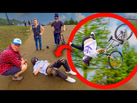 BRUTAL FALL IN THE FIRST RACE: Destroyed back and disqualification from the championship?